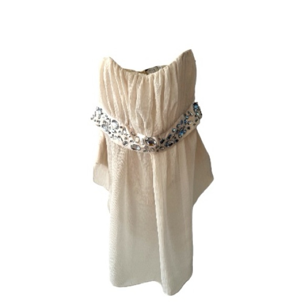 NWOT New Look Cream Corset with Embellished Waist